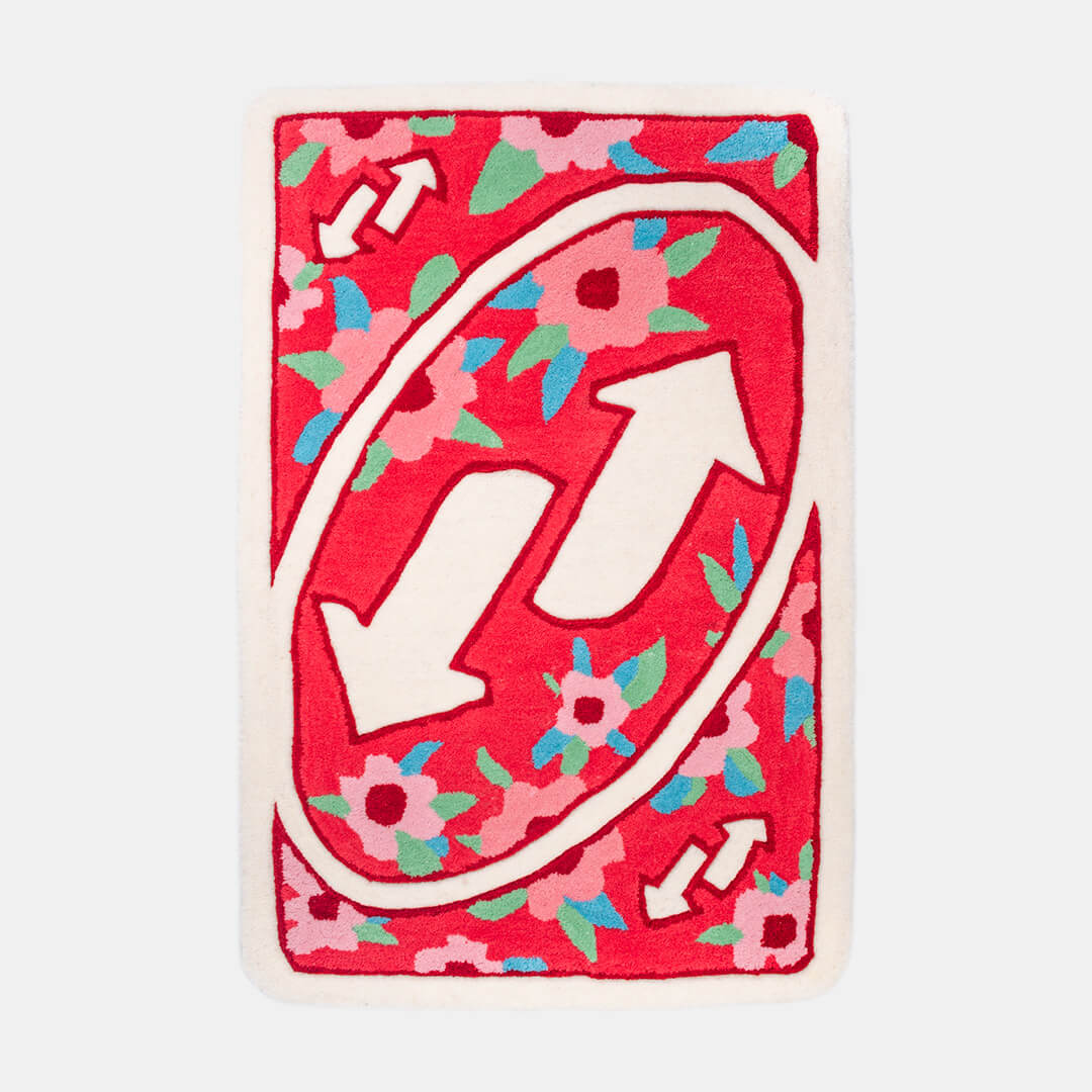 Reverse Rug - Floral