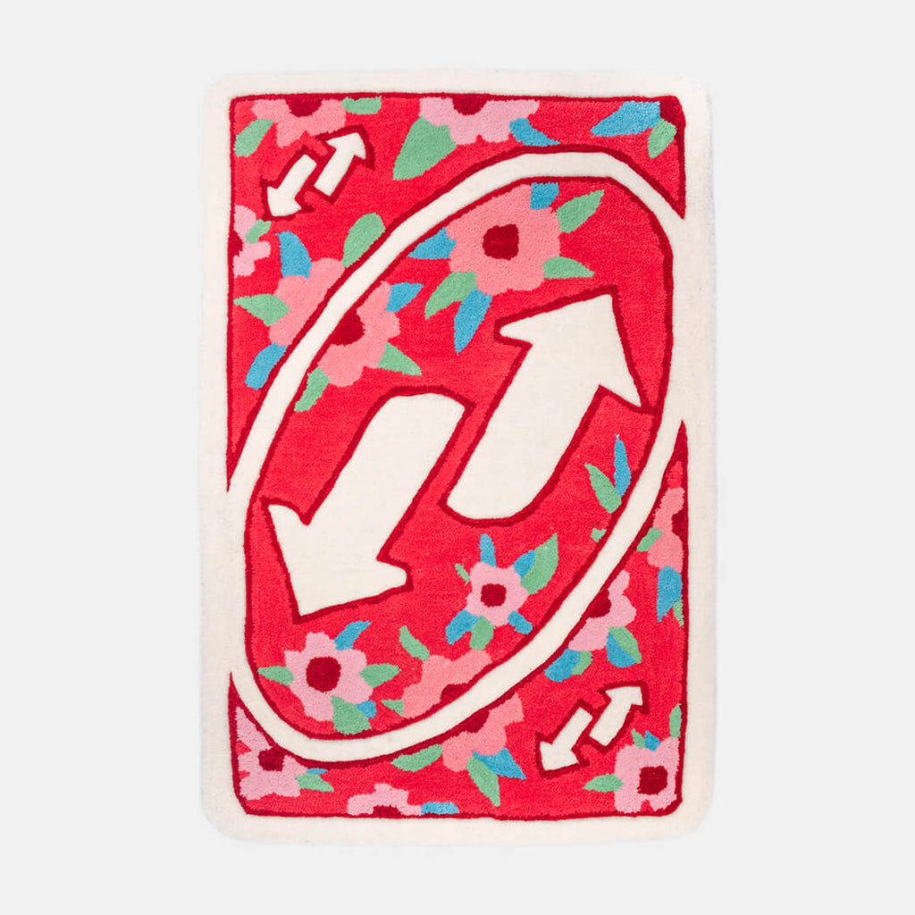 Reverse Rug - Floral