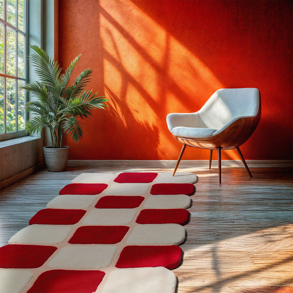 Checkered - Red